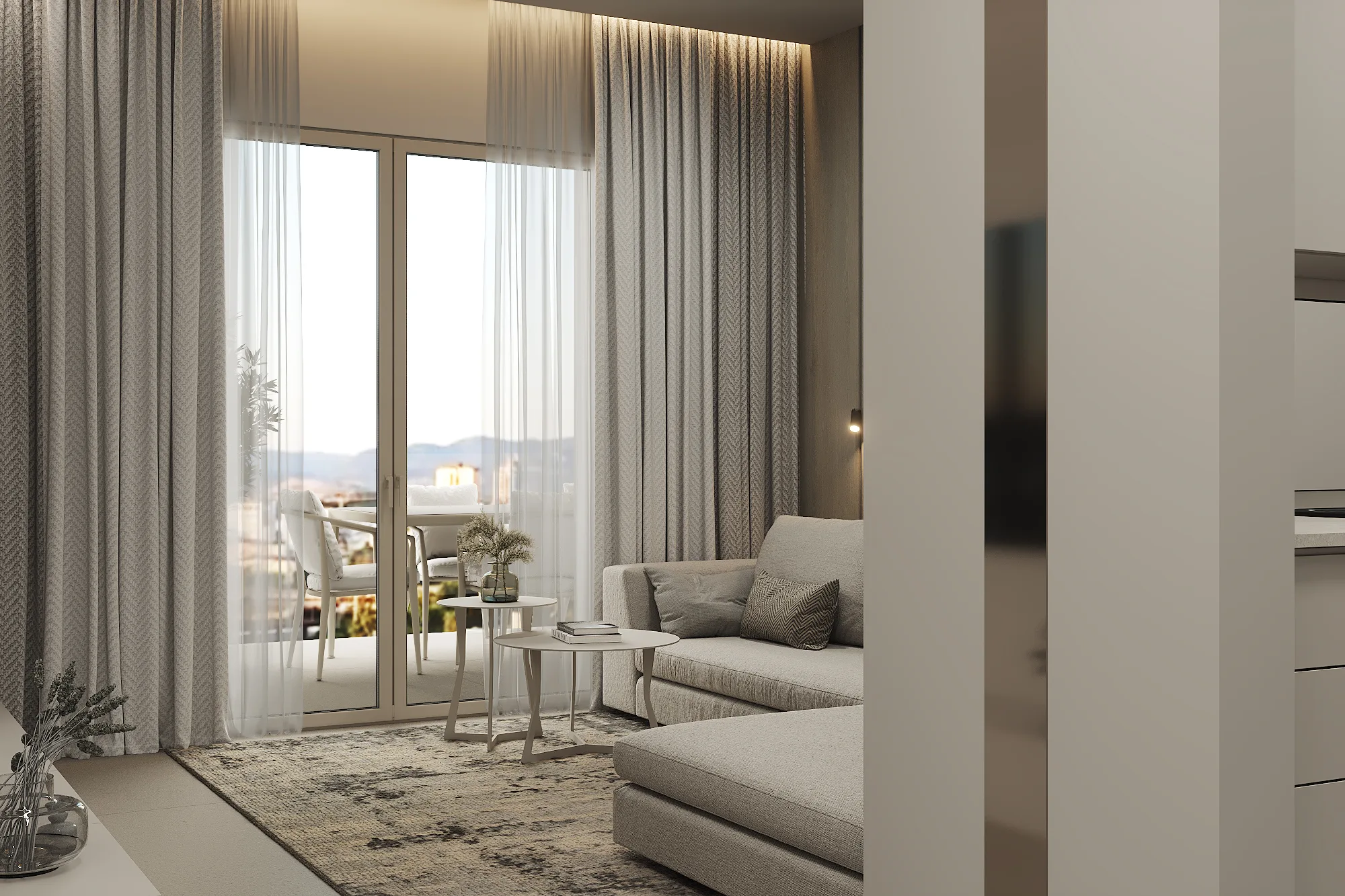 AZULIS Clubhouse: voll möbliertes Luxus-Wohnzimmer