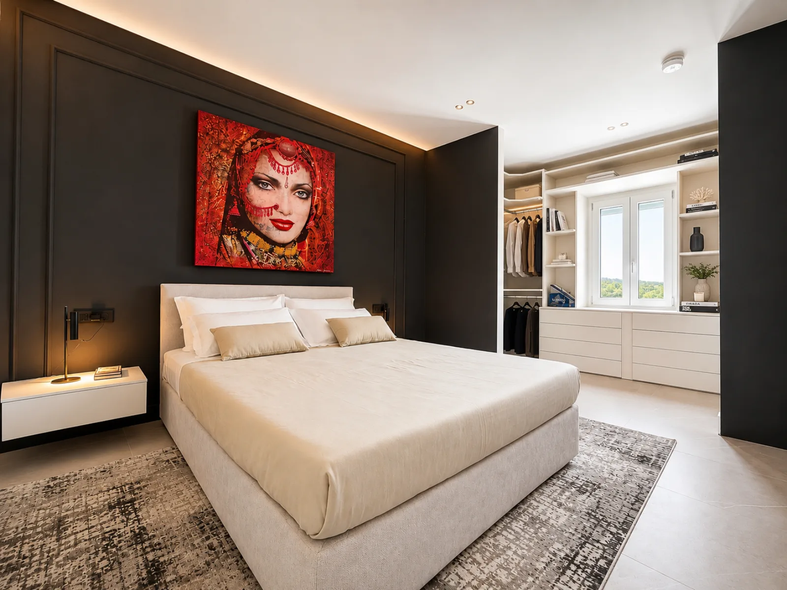 AZULIS Delle Terme Suite 2: camera da letto con cabina armadio