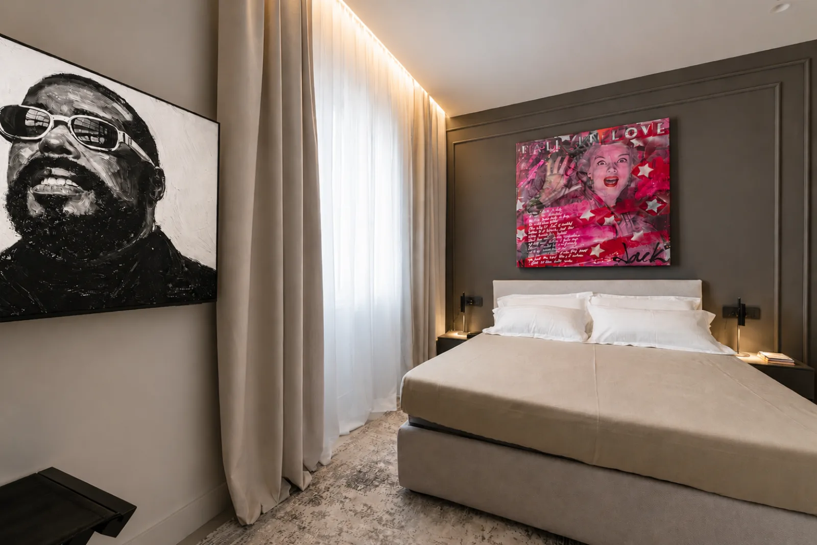 AZULIS Delle Terme Suite 3: camera da letto con biancheria di livello alberghiero